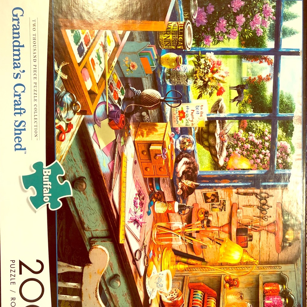 Grandmas craft shed 2000 piece puzzle